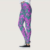 Leggings William Morris Irises, Améthyste violet (Gauche)