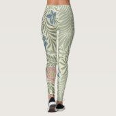 Leggings William Morris Larkspur Fond d'écran floral (Dos)