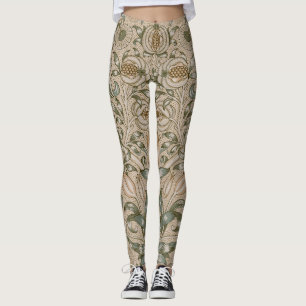 Leggings William Morris Lily et Motif de grenade