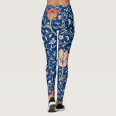 Leggings William Morris Medway Floral bleu (Dos)