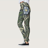 Leggings William Morris Motif d'algues (Gauche)