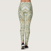 Leggings William Morris Motif Grenade Antique Lily (Dos)