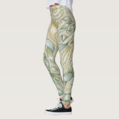 Leggings William Morris Motif Grenade Antique Lily (Gauche)