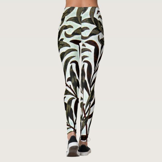 Leggings William Morris motif, Willow Bough (Dos)