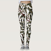Leggings William Morris motif, Willow Bough (Devant)