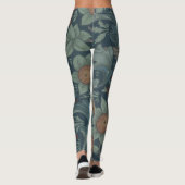 Leggings William Morris Orchard Art Motif (Dos)