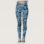 Leggings William Morris Particularités Florales Anénome d'o (Devant)