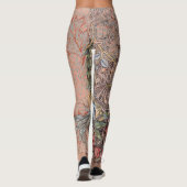 Leggings William Morris PÂTISSERIES FLORALES (Dos)
