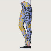 Leggings William Morris PATTERN FLORAL BLUE LEGGINING (Gauche)