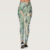 Leggings William Morris Pimpernel Fond d'écran floral (Dos)