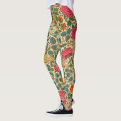 Leggings William Morris Rose Floral Chintz rose (Gauche)