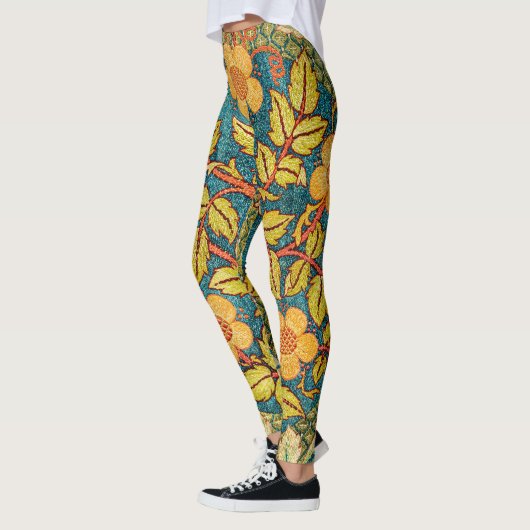 Leggings William Morris Rose Wreath : Arts et Métiers class (Gauche)