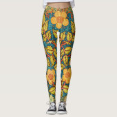 Leggings William Morris Rose Wreath : Arts et Métiers class (Devant)