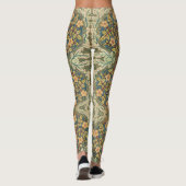 Leggings William Morris Rose Wreath Cushion Couverture clas (Dos)