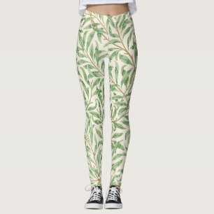 Leggings William Morris Saule Rameau Botanique Vintage
