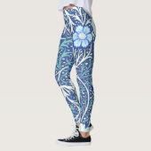 Leggings William Morris Seaweed Blue (Gauche)