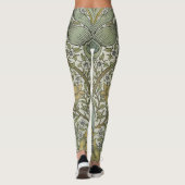 Leggings William Morris Spring Motif classique épais (Dos)
