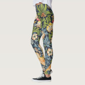 Leggings William Morris Strawberry Thief Motif floral (Gauche)