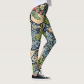 Leggings William Morris Strawberry Thief Motif floral (Droite)