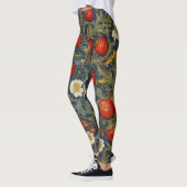 Leggings William Morris Strawberry Thief Motif floral (Gauche)