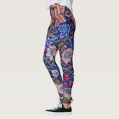 Leggings William Morris Strawberry Thief Motif floral (Gauche)