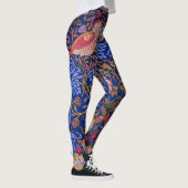 Leggings William Morris Strawberry Thief Motif floral (Droite)