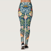 Leggings William Morris Strawberry Thief Motif floral (Dos)