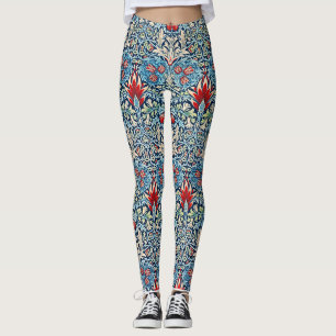 Leggings William Morris - Tête de serpent
