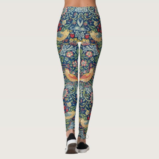 Leggings William Morris - Thief aux fraises (Dos)