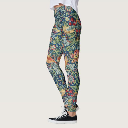 Leggings William Morris - Thief aux fraises (Gauche)
