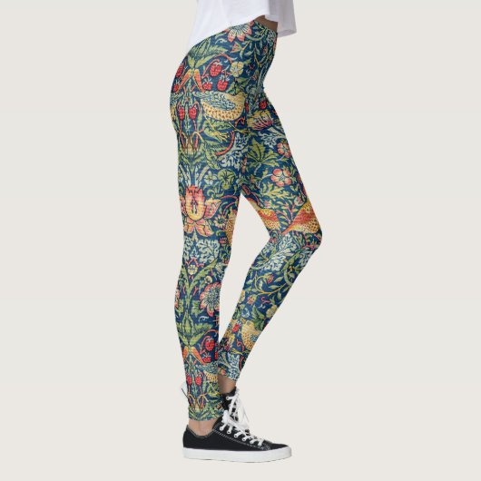 Leggings William Morris - Thief aux fraises (Droite)