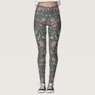 Leggings William Morris Tudor Fond d'écran Rose