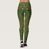 Leggings William Morris Violet et Columbine Art Rug (Dos)