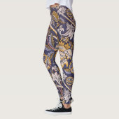 Leggings William Morris Wey Fond d'écran Floral (Gauche)