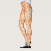 Leggings William Morris Wild Tulip célèbre motif (Gauche)