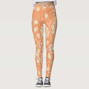 Leggings William Morris Wild Tulip célèbre motif