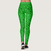 Leggings William Morris Willow Bough, Emerald Green (Dos)