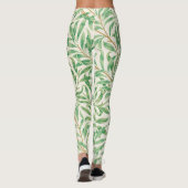 Leggings William Morris Willow Bough. Verdure vintage (Dos)