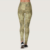 Leggings William Morris Windrush Motif de fond d'écran (Dos)
