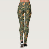 Leggings William Morris Woodland Lapins floraux Noël (Dos)