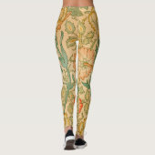 Leggings William Morris's Pink et Rose célèbre motif (Dos)