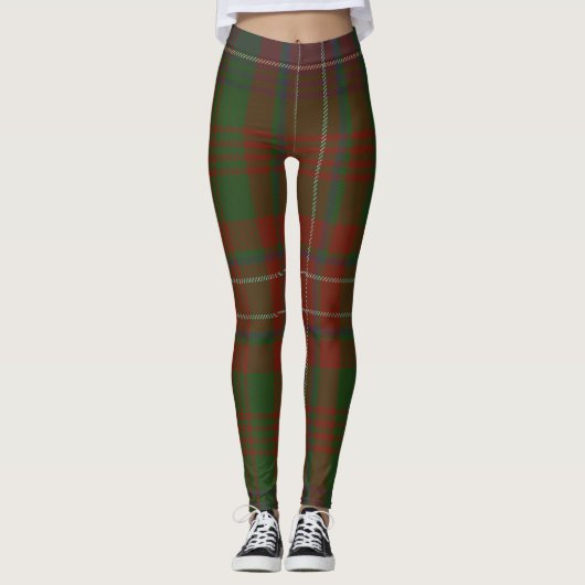 Leggings Wilson Tartan Clan Plaid (Devant)