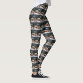 Leggings Winter Dachshund Caravan Christmas Adventure (Droite)