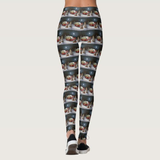 Leggings Winter Doberman Caravan Christmas Adventure (Dos)