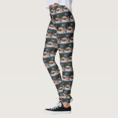 Leggings Winter Havanese Caravan Christmas Adventure (Gauche)