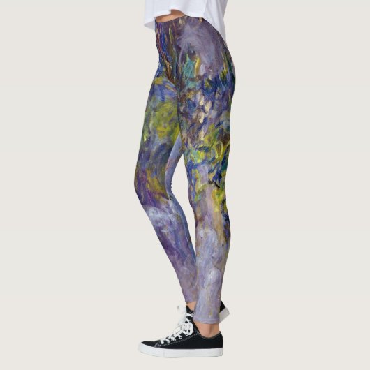 Leggings Wisteria (moitié gauche) par Claude Monet (Gauche)