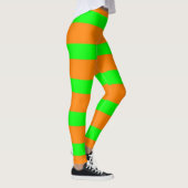 Leggings Witch Green et Motif orange (Droite)