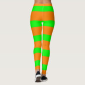 Leggings Witch Green et Motif orange (Dos)