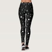 Leggings Witchy Moon et Stars Motif (Dos)