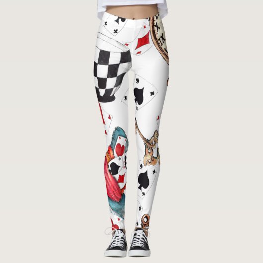 Leggings with superfunny prints (Voorkant)